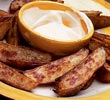 Spiced potato wedges