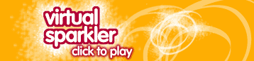 Virtual sparkler - click to play