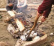 Bonfire Baked Potatoes